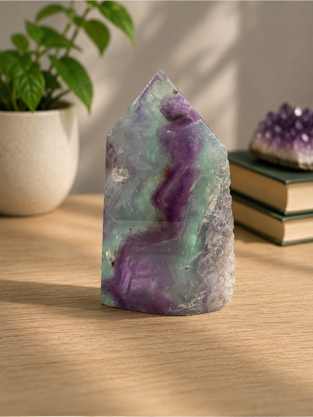 Rainbow Fluorite Tower